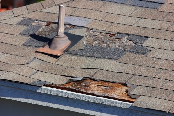 Damaged Roof Replacement in San Ramon